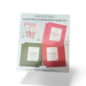 Soothing & Energizing Mask Set - Pink, Green